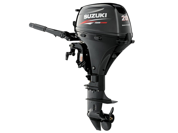Suzuki Outboard DF20ATHL2 20 HP Motor | Electric Start | Tiller Handle