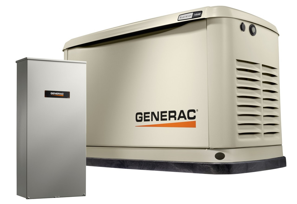 Generac 14kW Whole House Generator with 100-Amp 16-Circuit Automatic Transfer Switch | 7224