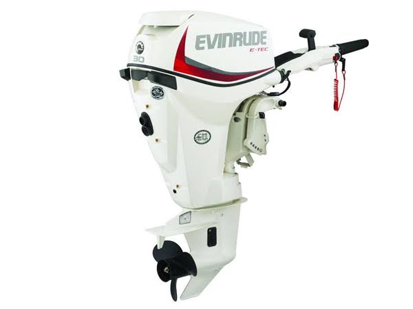 Evinrude E-TEC 30 HP Outboard Motor (E30DRSL) – Lightweight, 2-Stroke, Direct Injection | 2018 Model