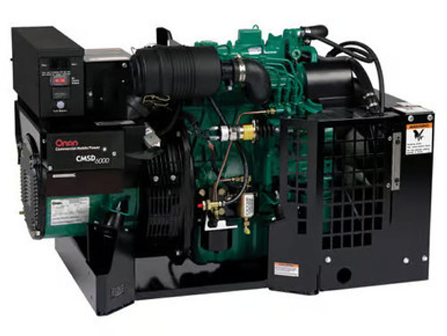 Cummins Onan 7.5kW Commercial Diesel Generator Set 120/240 Volts 3 Phase | 7.5HDKAL-3