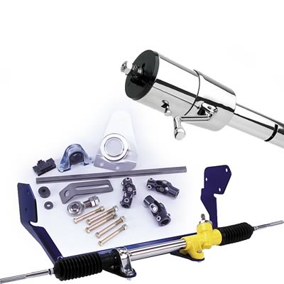 Flaming River 1955-57 Chevy Manual Rack and Pinion Cradle Kits FR310KT - Image 2