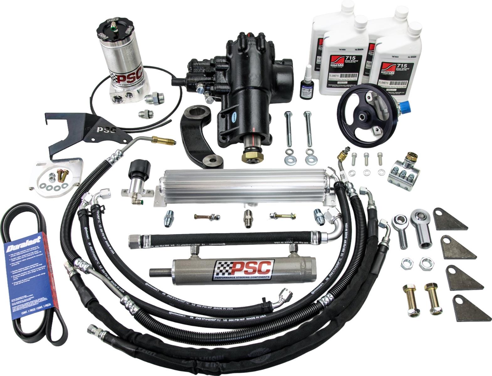 PSC Jeep JK Big Bore XD Steering Cylinder Assist Kits SK688R38JP1-8.0W-1.75