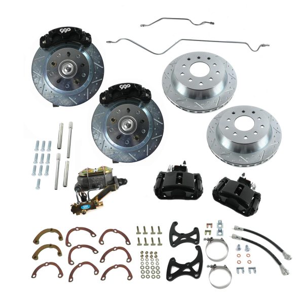 Classic Performance Complete Front and Rear Disc Brake Kits 7387FRBK5 ...